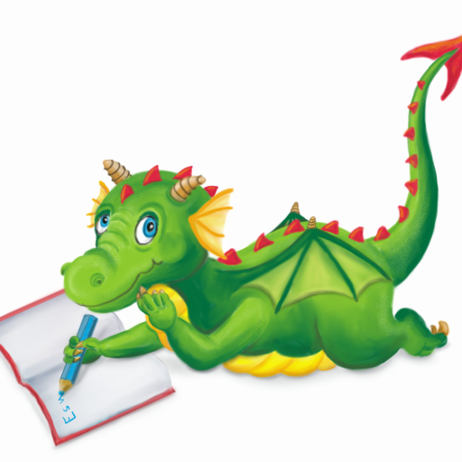 Logo Drache des KiWaBu Verlages - Kinder schreiben Bücher